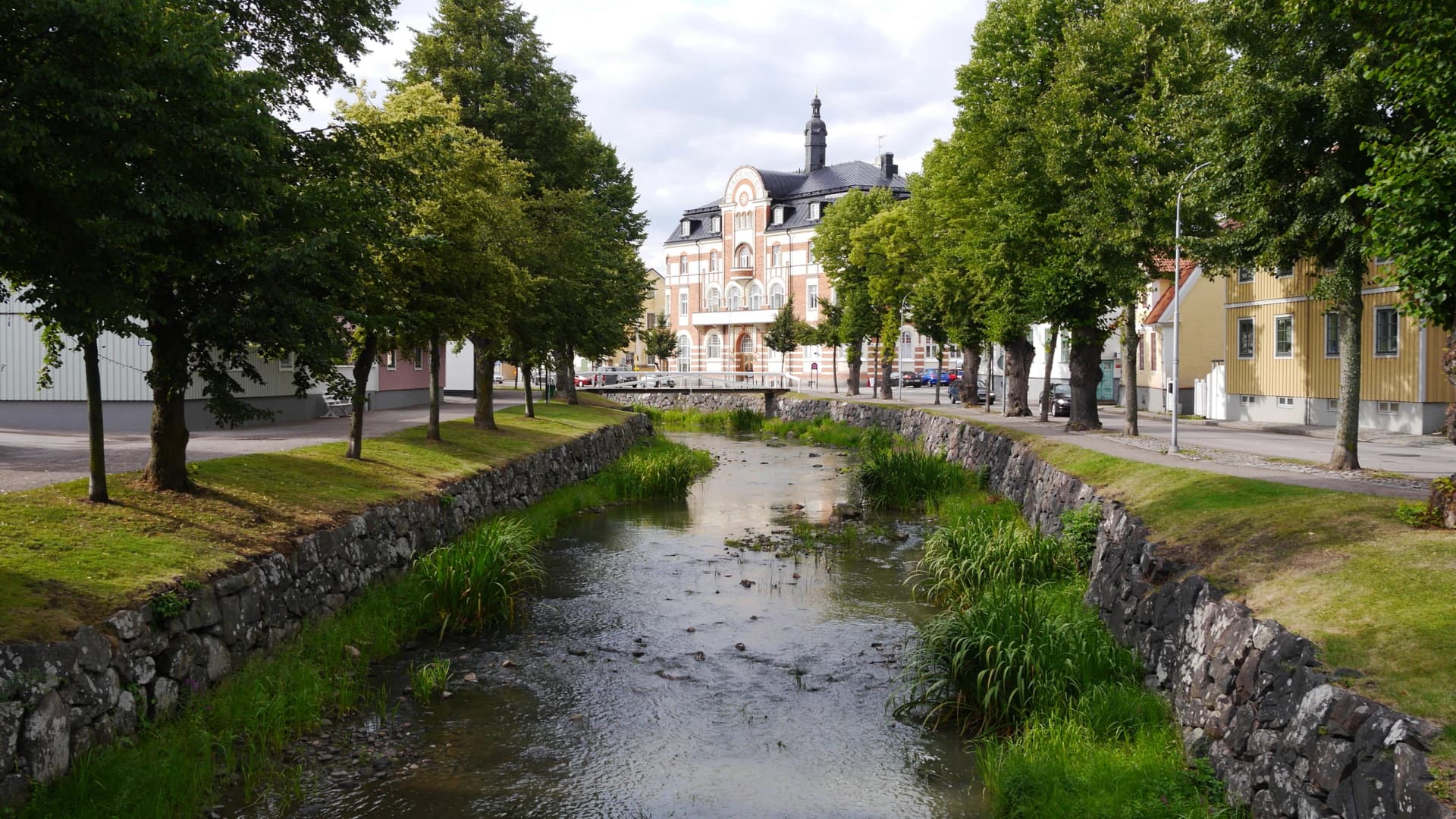 Historischer Stadtkern in Södersköping, 