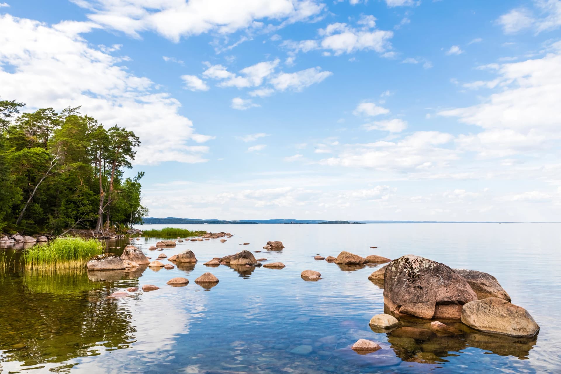 Schweden, Västergötland, Karlsborg, See Vättern