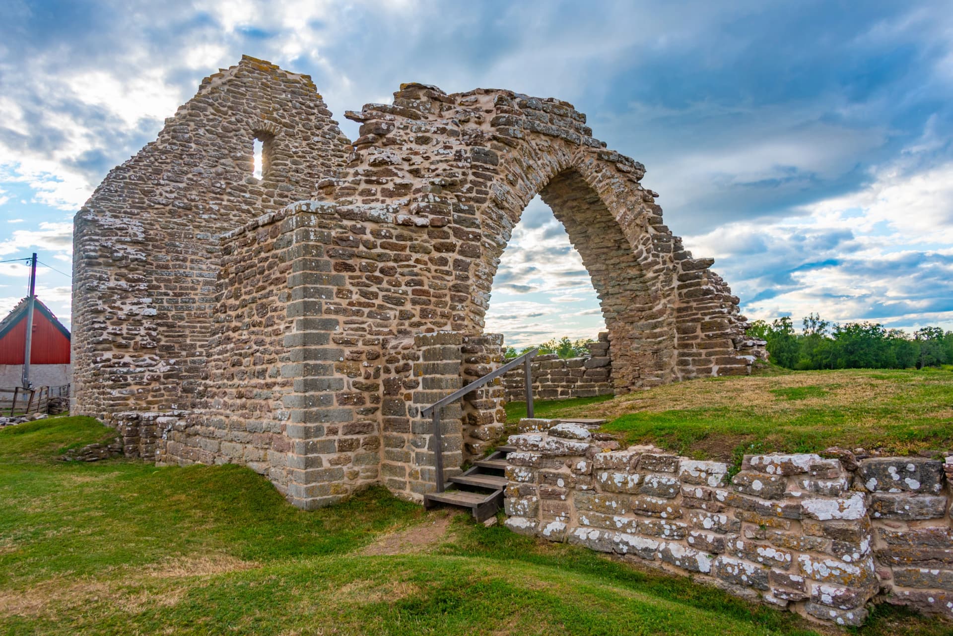 Graborg fortress at Öland island in Sweden