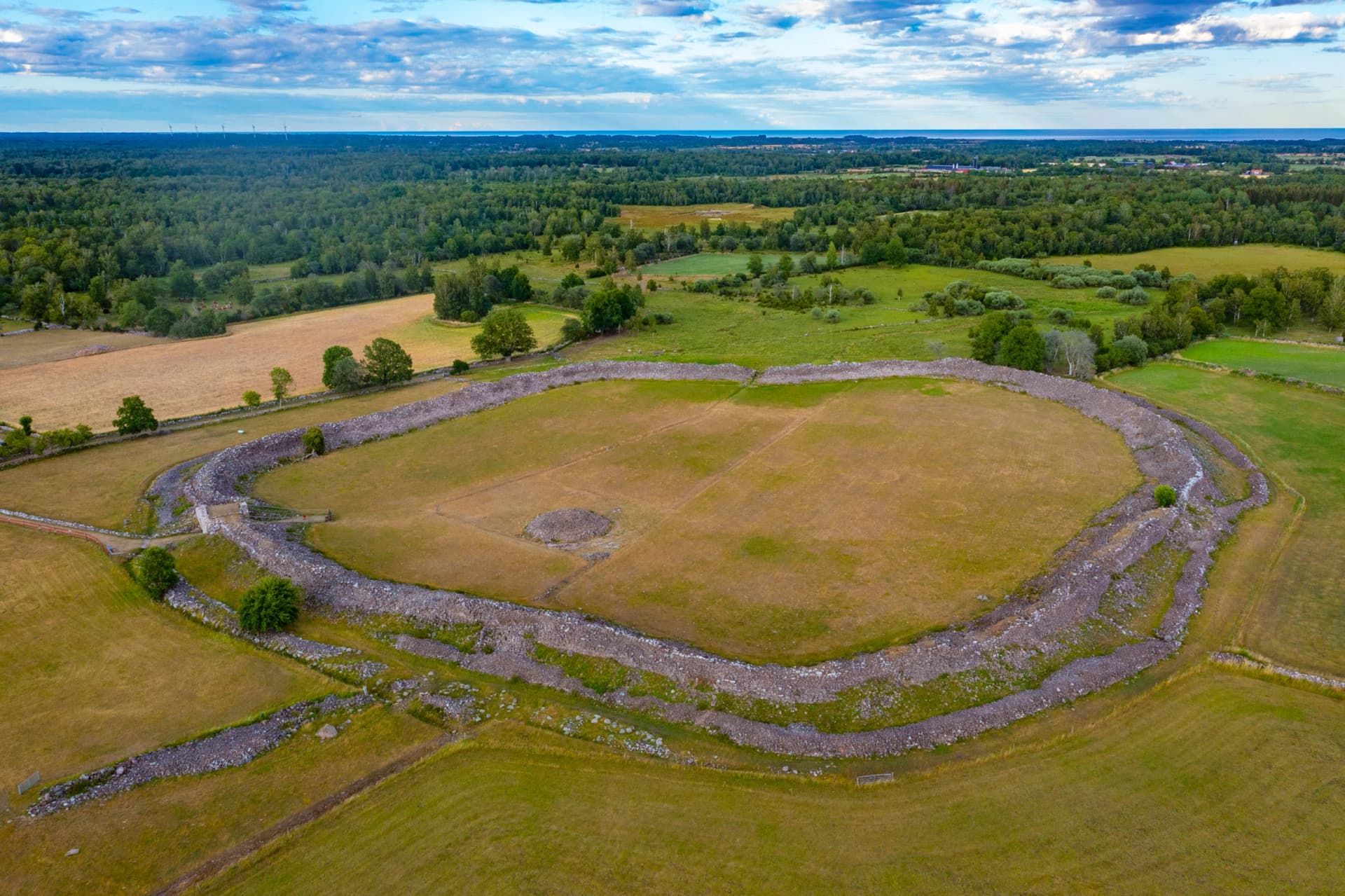 Graborg fortress at Öland island in Sweden