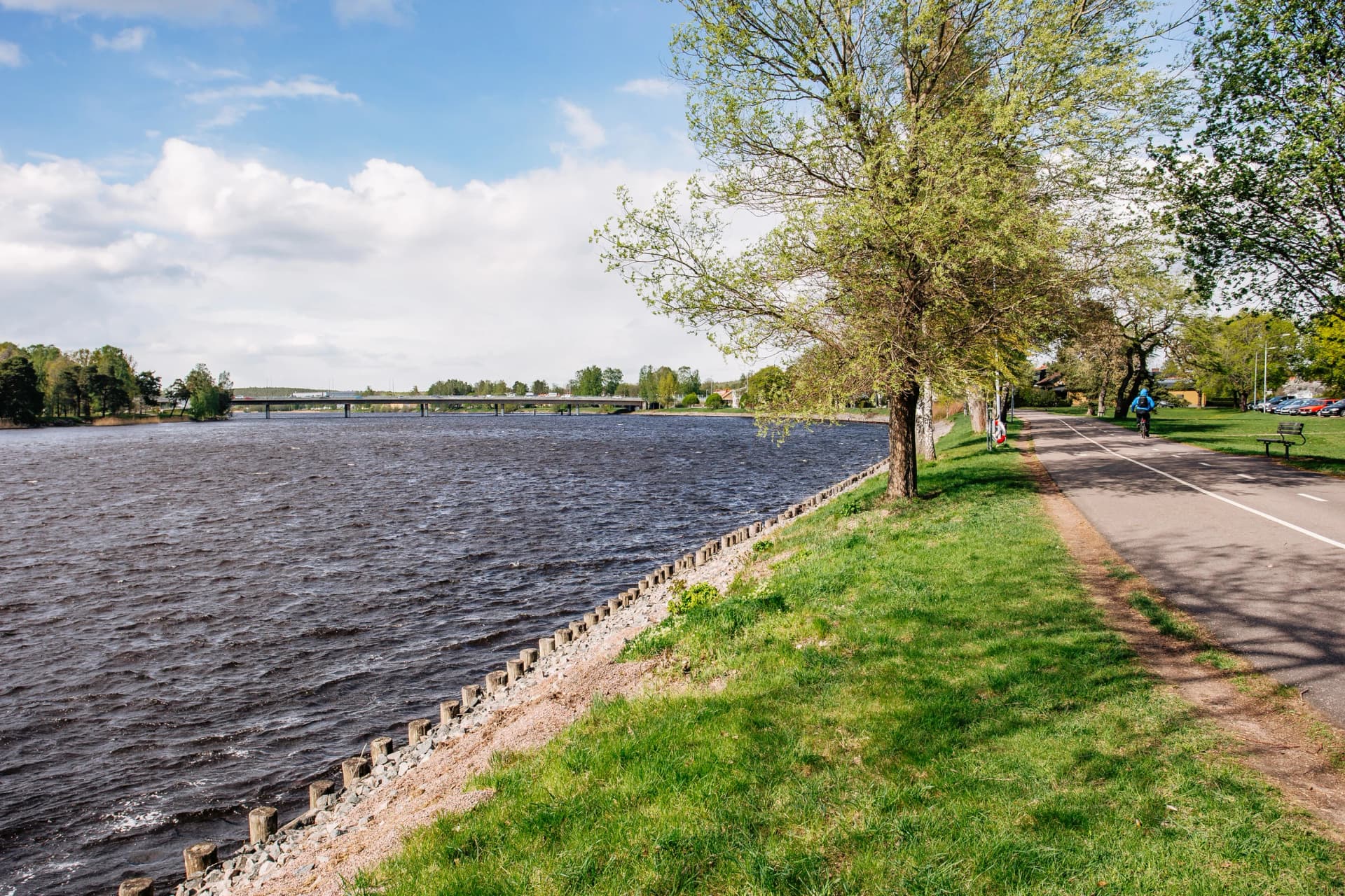 By the river Klarälven in Karlstad