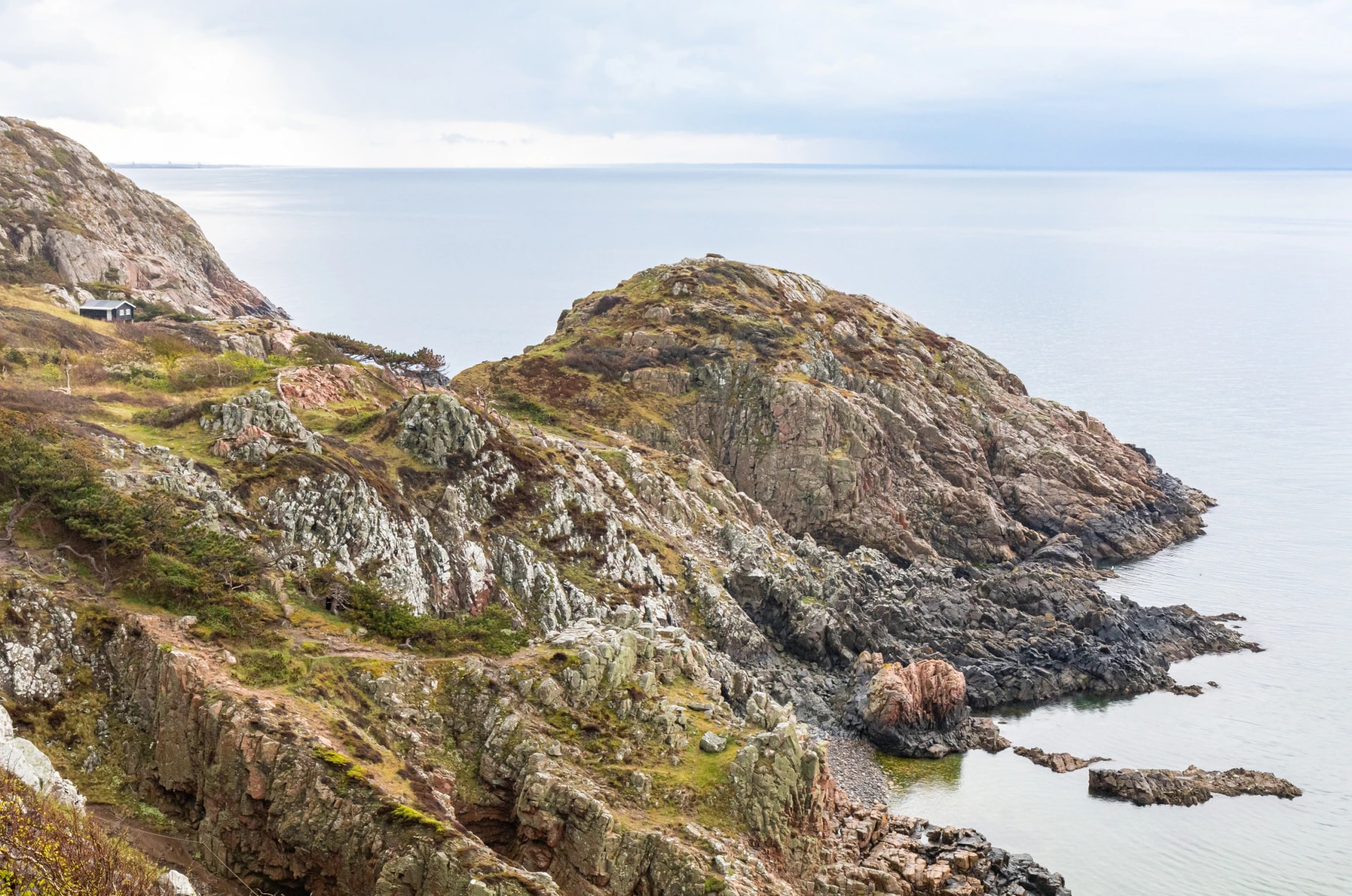 Mölle harbour and Kullaberg in Sweden