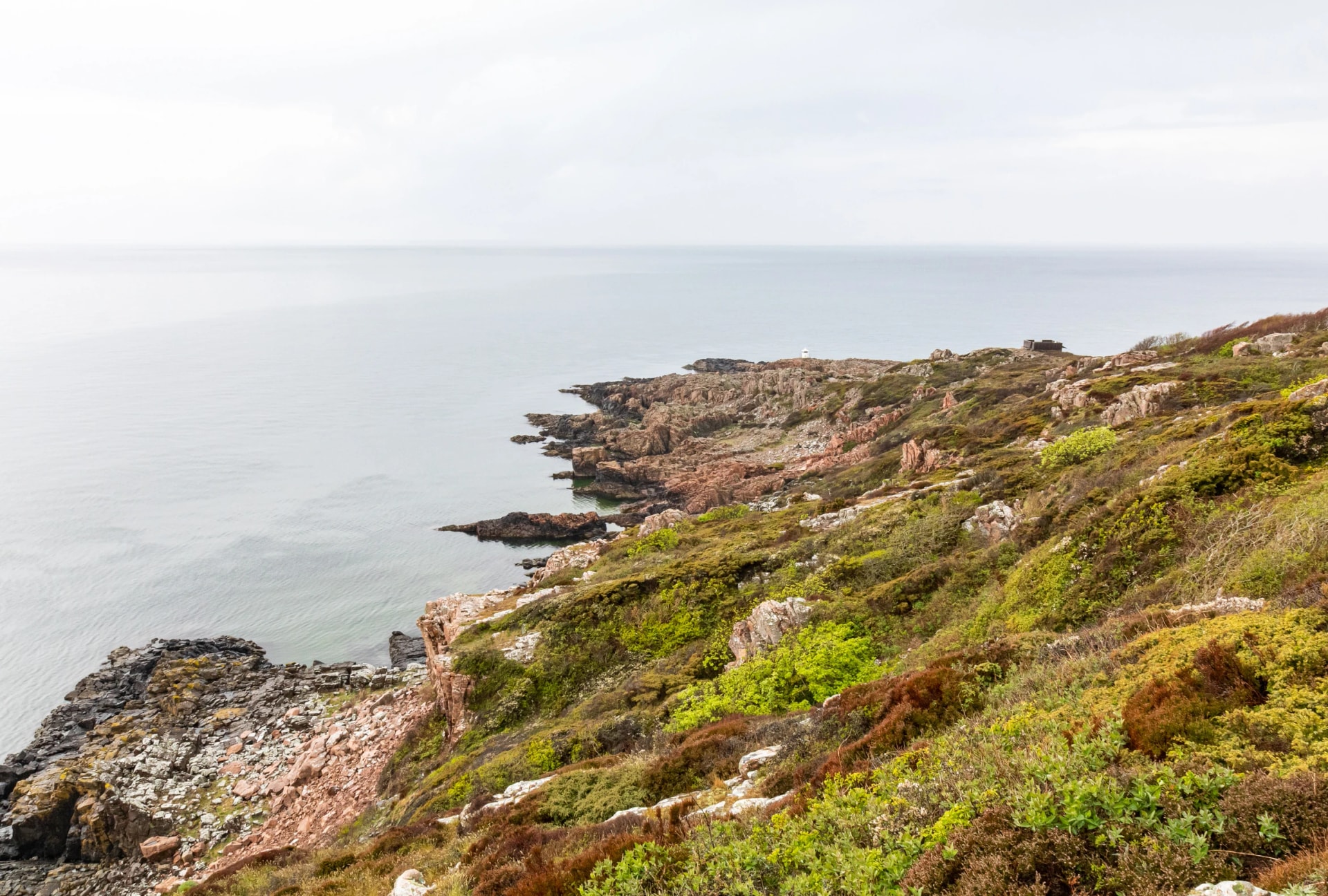 Mölle harbour and Kullaberg in Sweden