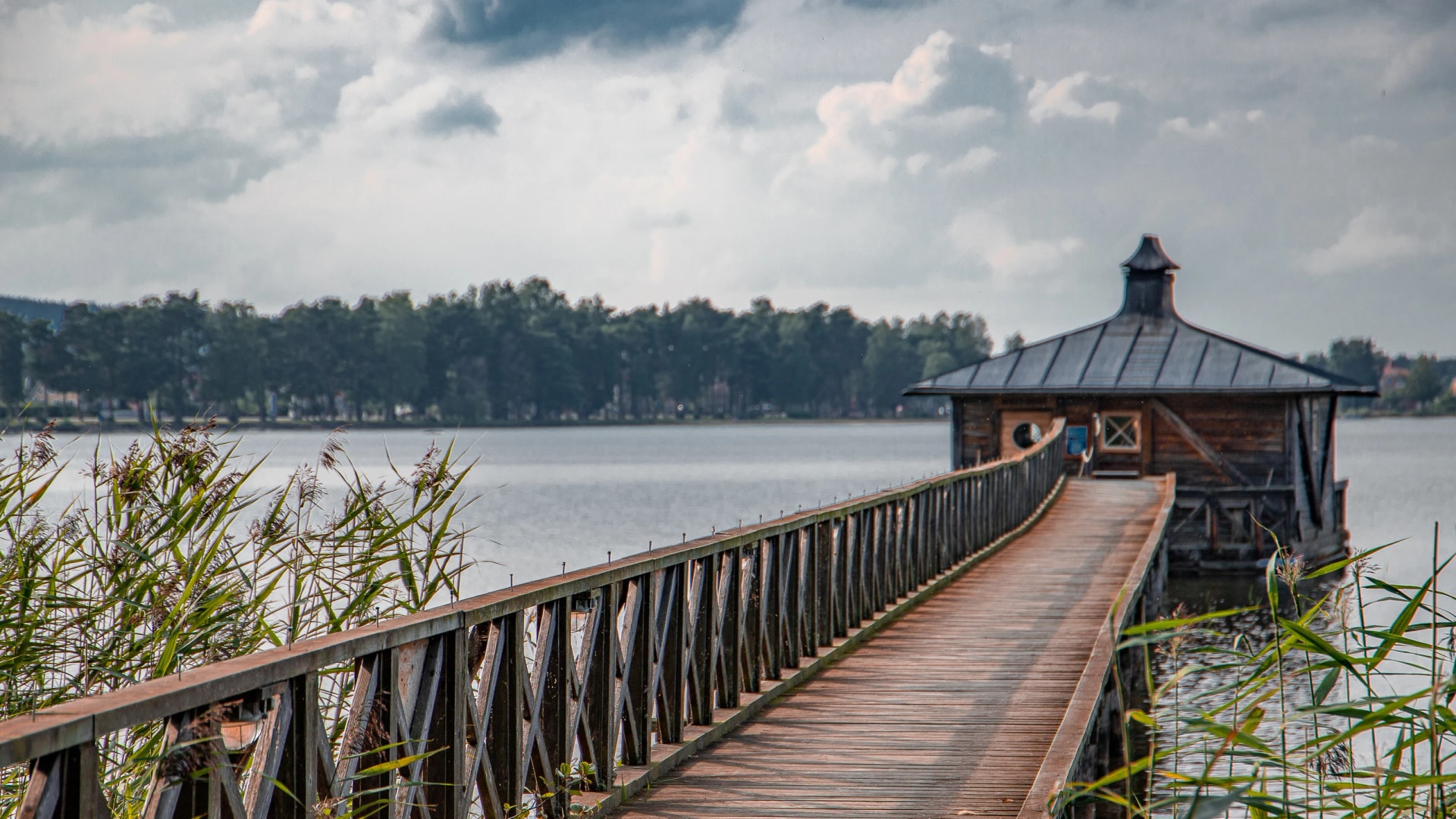 Wooden Pier at Karlsborg