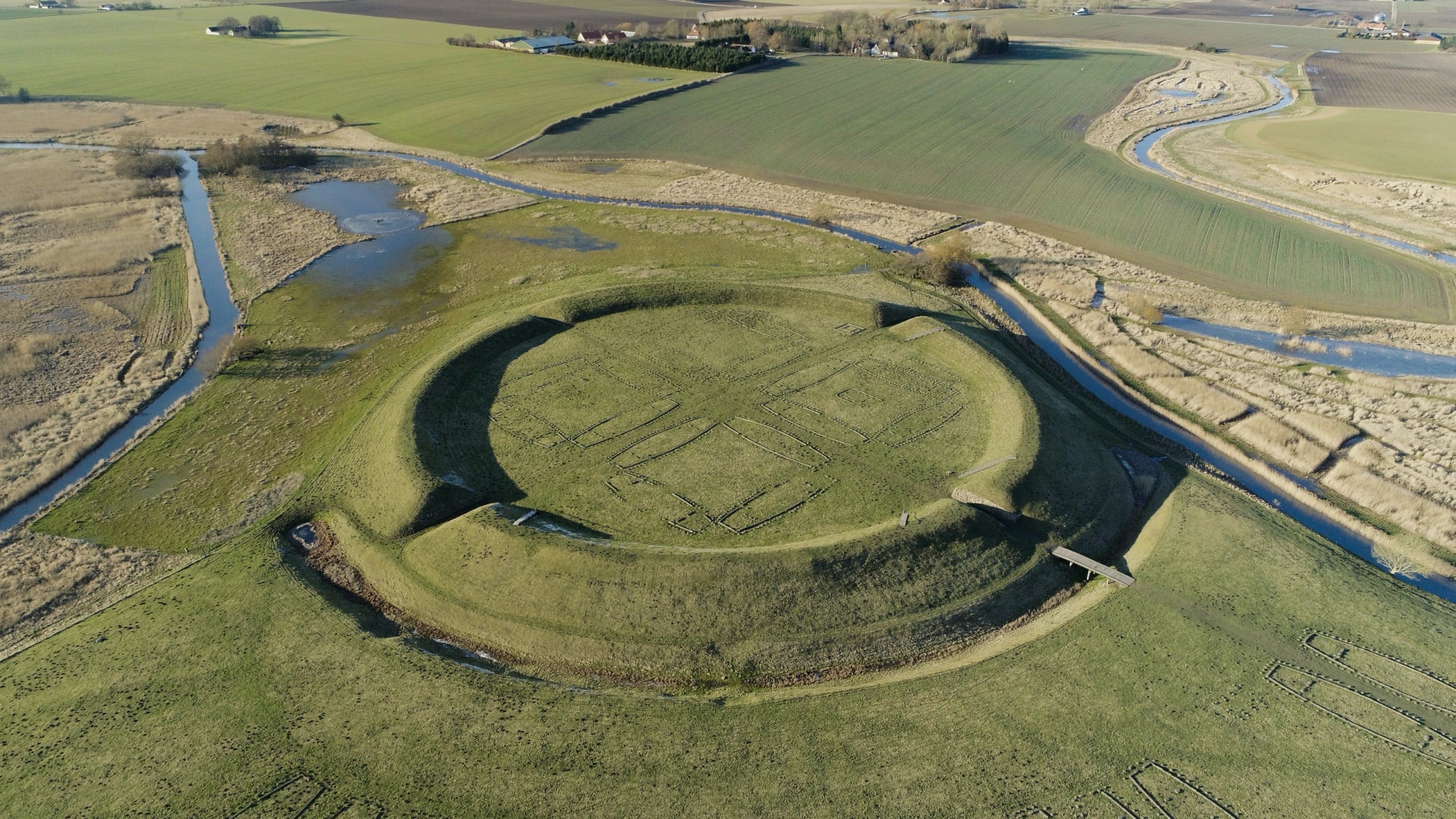 Trelleborg Castle, Slagelse, Denmark
