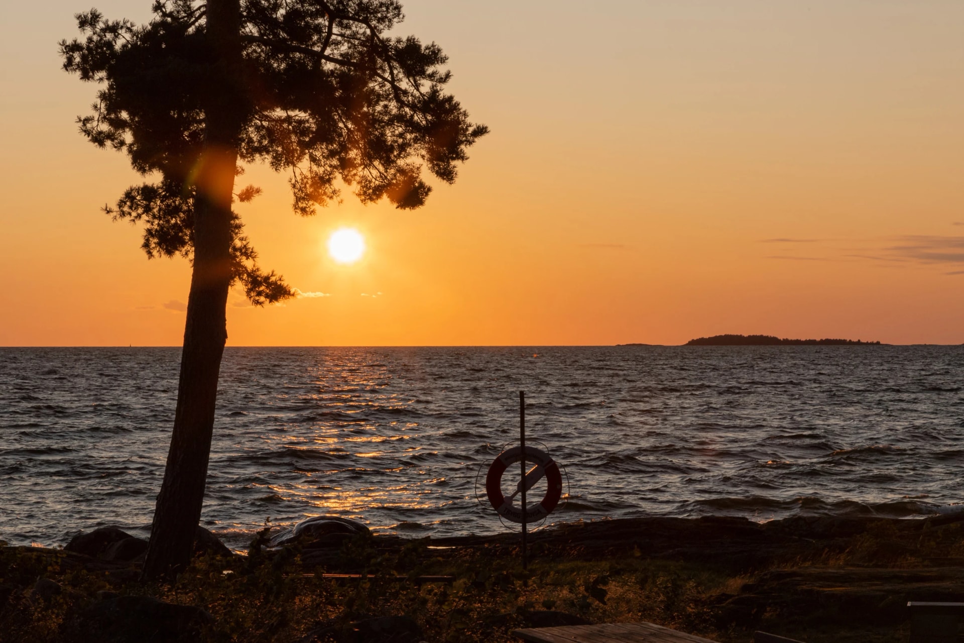 Sonnenuntergang am Vänern