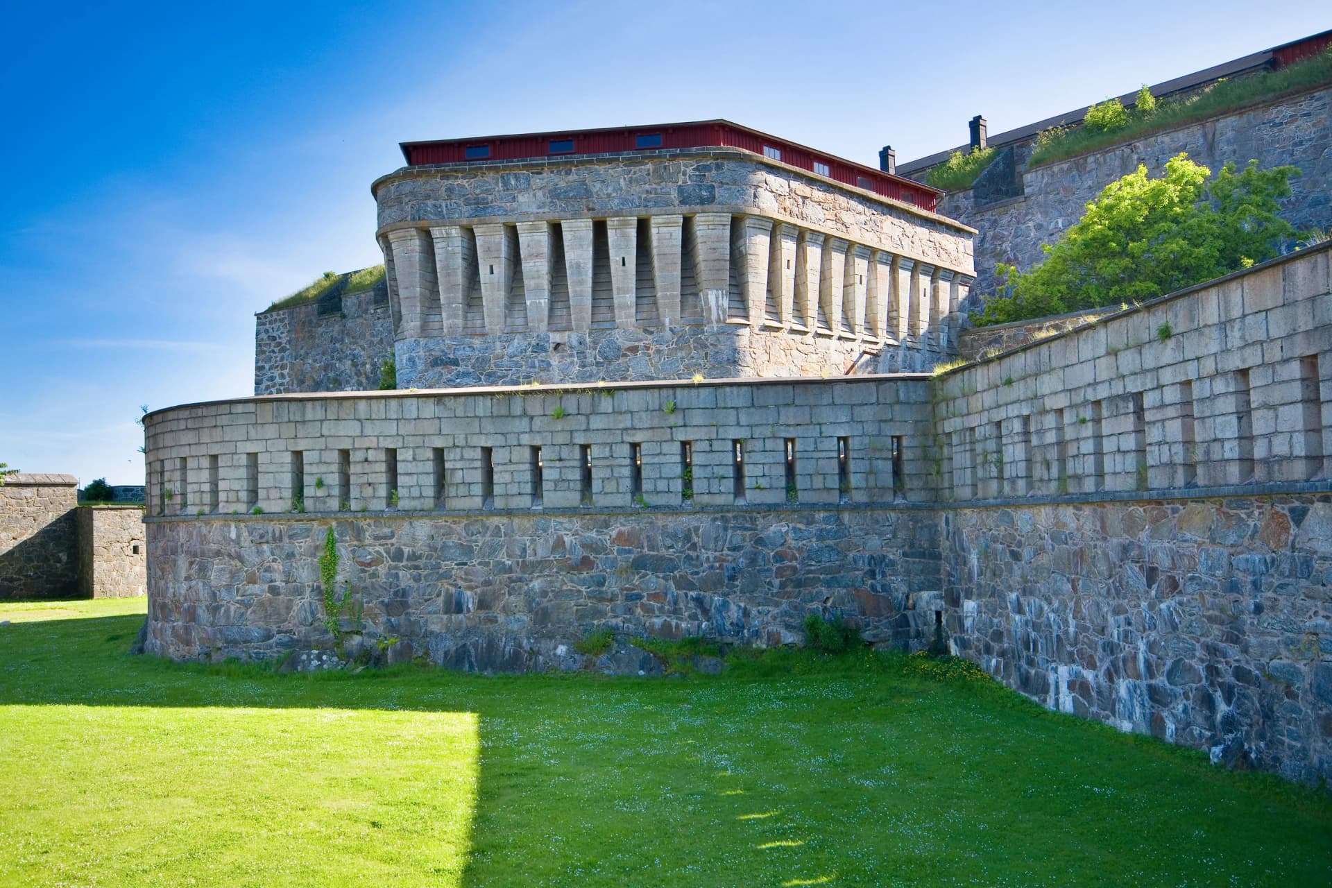 Carlsten's Fortress on Marstrandsön in Kungälv Municipality on the southern coast of Bohus, Sweden